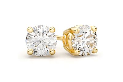 1.50ctw Solitaire Stud Diamond Earrings 14k Solid Gold